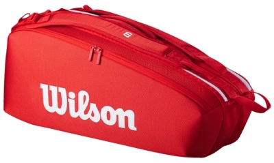 Сумка Wilson для тенниса Super Tour 6R 2025, Красная