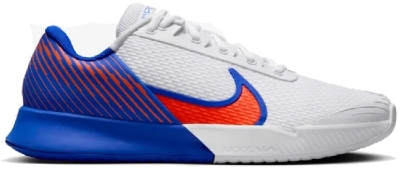 Кроссовки мужские Nike Air Zoom Vapor Pro 2, Белые/Синие/Оранжевые, теннисные (р. 41)
