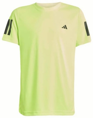 (EU) Футболка для мальчиков Adidas B Club 3Stripes KQJ40, Жёлтая (рост 128 см)