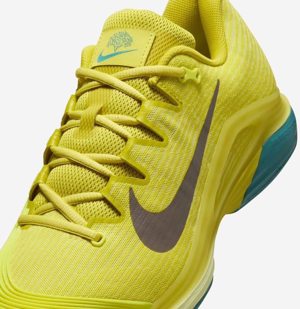 Кроссовки мужские Nike Vapor 12 Premium, Жёлтые/Серые, с амортизацией Air Zoom (р. 46)