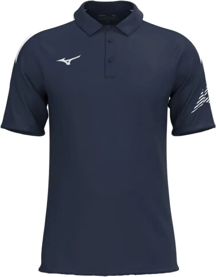(EU) Поло мужское Mizuno Team, Синее (S)