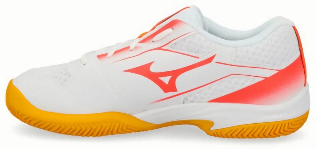 (EU) Кроссовки мужские Mizuno Break Shot 5 CC, 61GC2525 60, Белые/Розовый (р. 41)