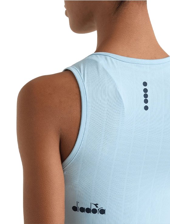 Платье женское Diadora L. Dress Icon W, Голубое (XS)
