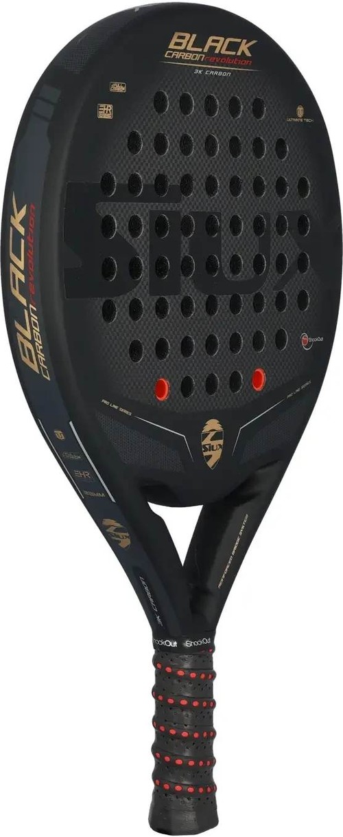 (EU) Ракетка для падел тенниса Siux Black Carbon Revolution 3K