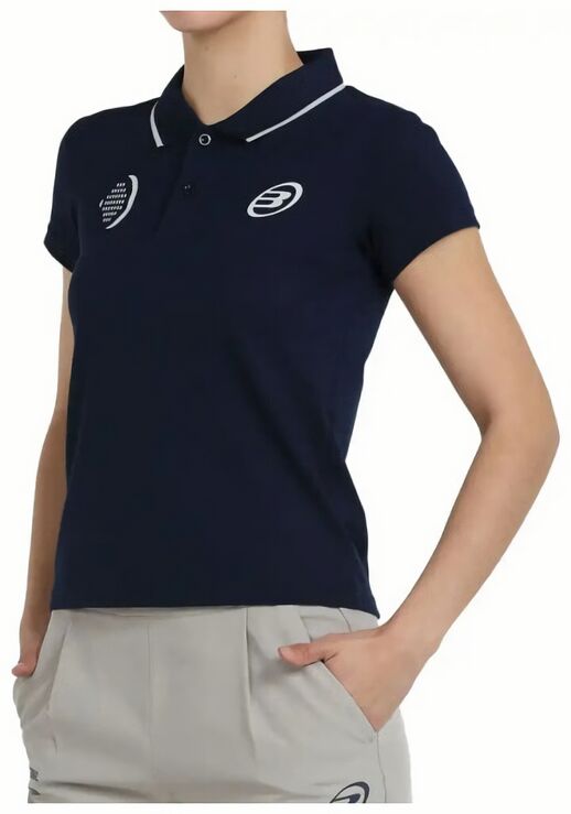 (EU) Поло женское Bullpadel Exilo, Чёрное (M)