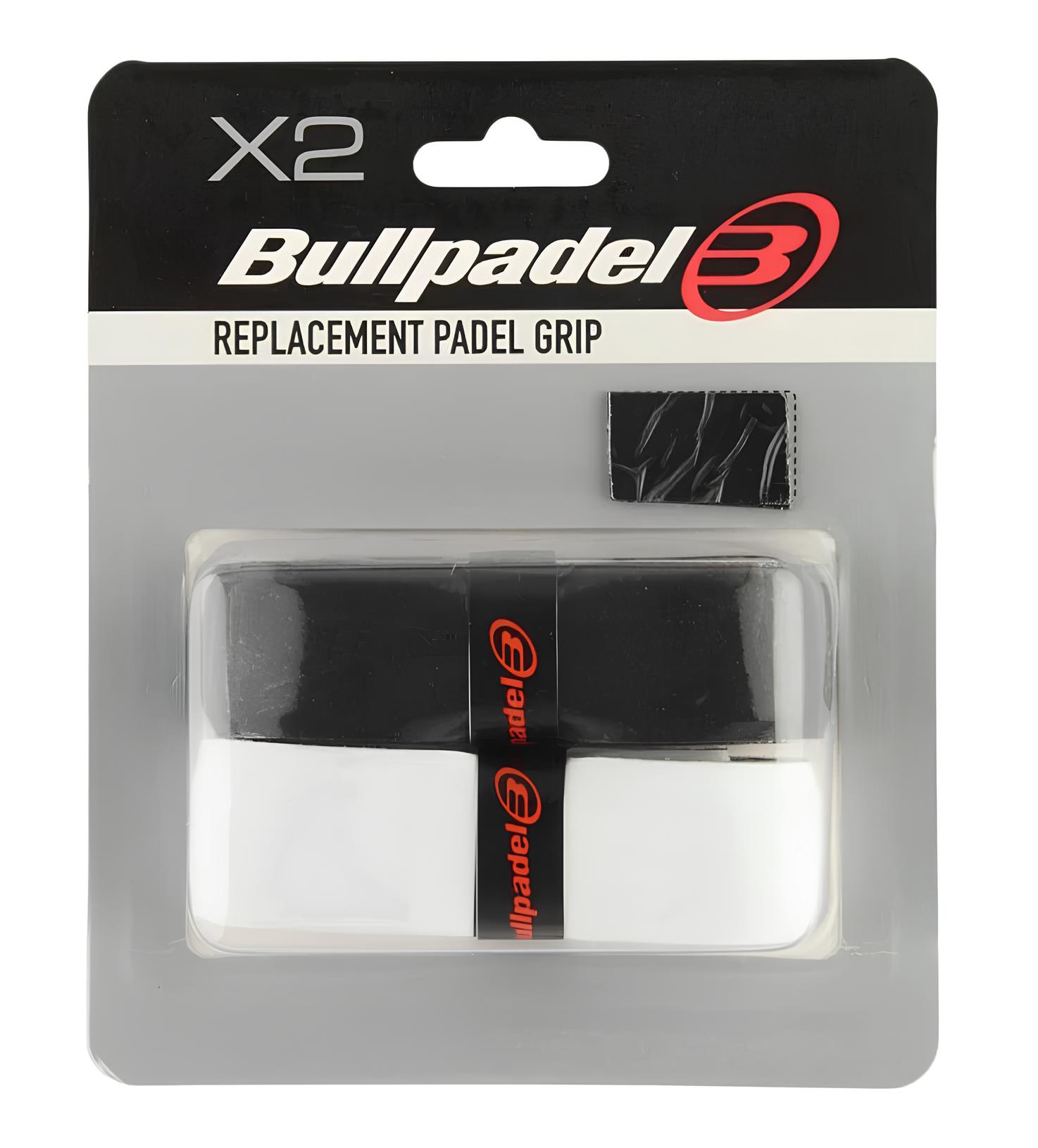 Грип для ракетки Bullpadel GR-1210, 2 шт, черный/белый