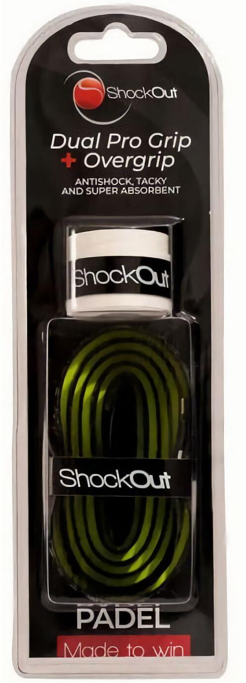 (EU) Грип + овергрип для ракетки Shockout, Pn-20791-P, Черный