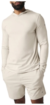 (CN) Лонгслив женский Alo Yoga Conquer Reform Long Sleeve With Hood с капюшоном, Белый (XL)