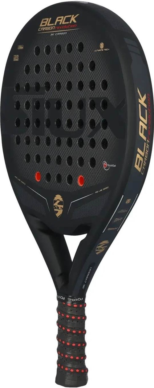 (EU) Ракетка для падел тенниса Siux Black Carbon Revolution 3K