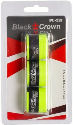 (EU) Овергрип для ракетки Black Crown, Желтый (3 шт)