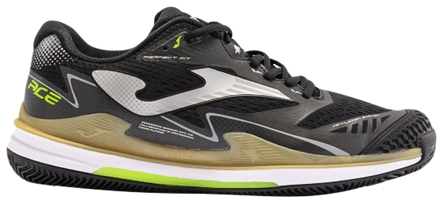 Кроссовки мужские Joma Ace, Чёрные/Золотые (р. 41)
