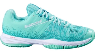 (EU) Кроссовки женские Babolat Sensa Turquoise Blue Women 3A1S26A757, Синие (р. 36.5)