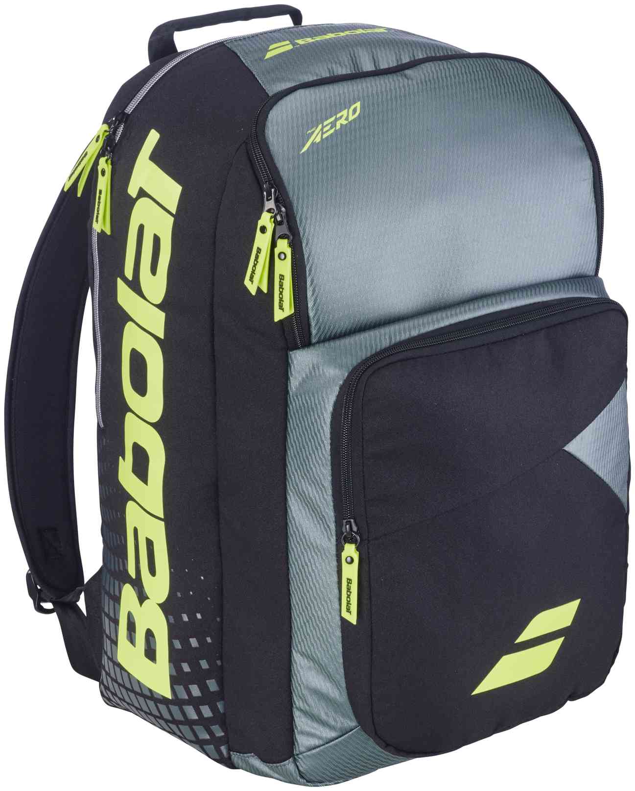 Рюкзак Babolat Pure Aero, Серый/Жёлтый/Белый