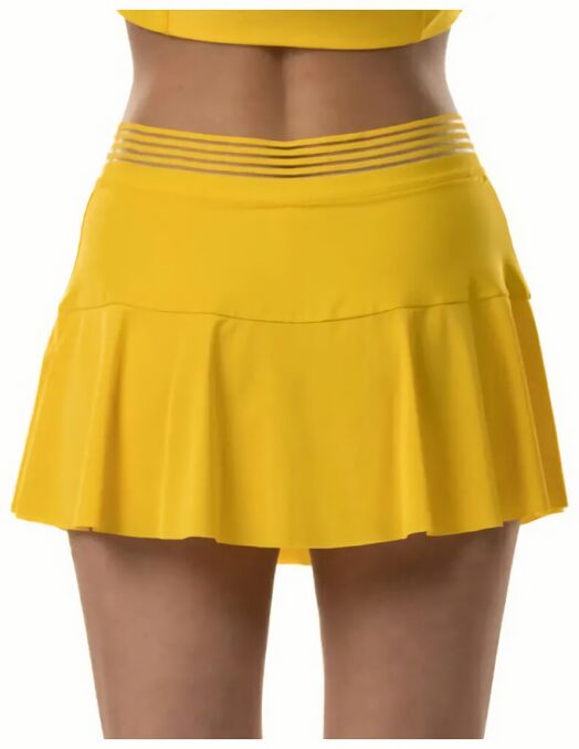 (EU) Юбка женская Drop Shot Sun Skirt, Жёлтая (XL)
