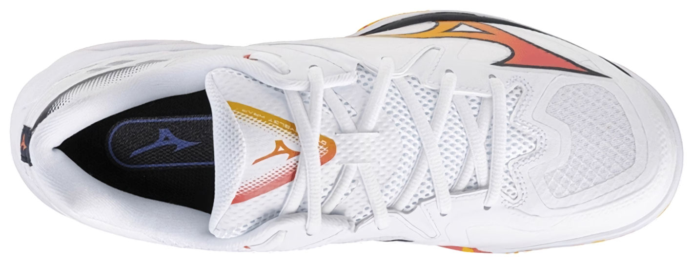 Кроссовки мужские Mizuno Wave Claw 3, Белые/Цитрусовые/Коралловые (р. EUR 42)