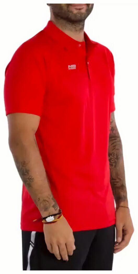 (EU) Поло мужское Enebe Strauss 40401, Красное (2XL)