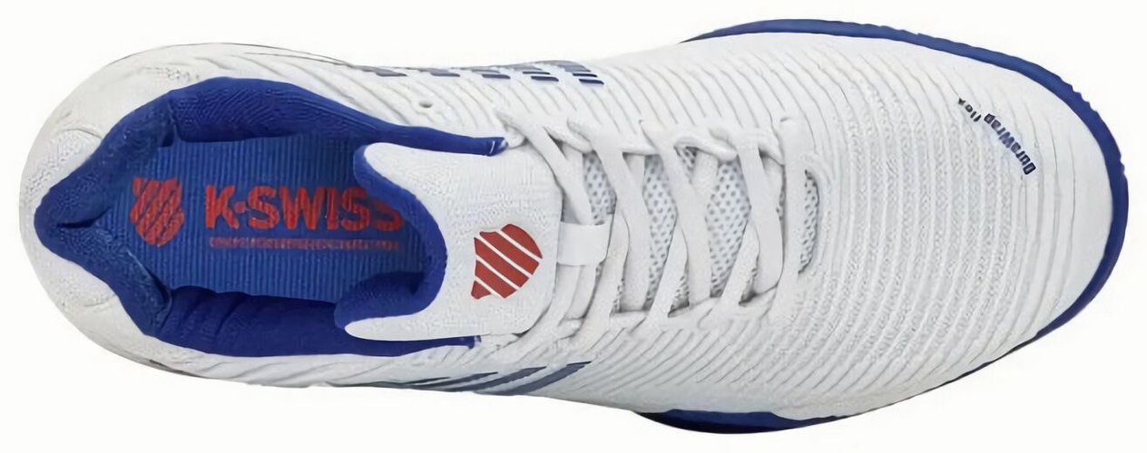(EU) Кроссовки мужские K-Swiss Hypercourt Express 2 HB, 06614197, Белые/синий (р. 42,5)