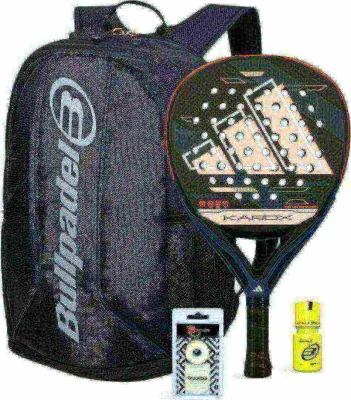 Набор ракетка Adidas Kardex Attl Glass Fiber + Сумка Bullpadel Avant 2 + Овергрип Shockout + Защитная лента + Банка геля Bullpadel Dry