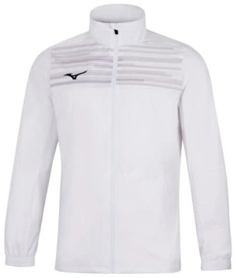 (EU) Куртка мужская Mizuno Team Chiba Micro, Белая (M)