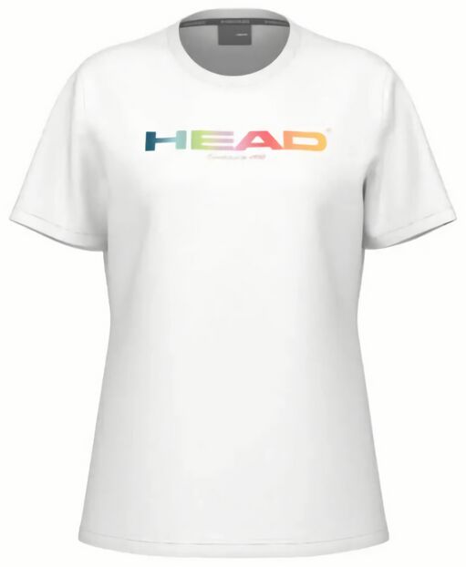 (EU) Футболка женская Head Rainbow, Белая (M)