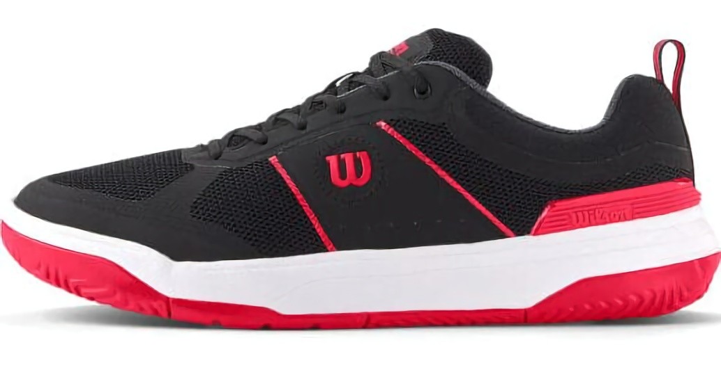 (EU) Кроссовки мужские Wilson Pickle Pro Black/Red, Чёрные (р. 43 1/3)