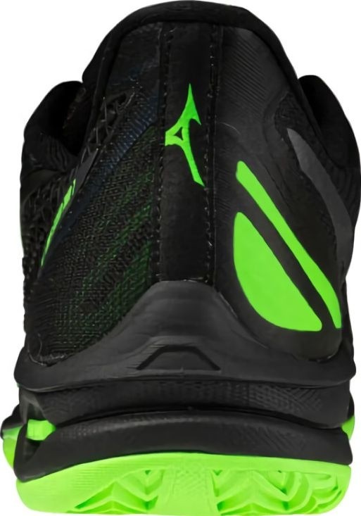 (EU) Кроссовки мужские Mizuno Wave Exceed Tour 7 Padel Black 61Gb2677, Чёрные (р. 45)