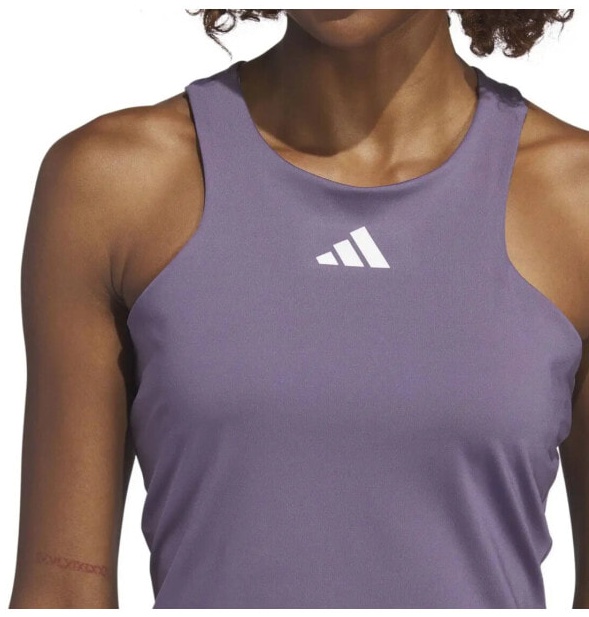 (EU) Майка женская Adidas Y-Tank без руквов, Фиолетовая (L)
