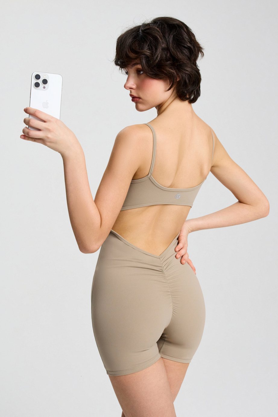 Комбинезон женский SURE 1ACBN_4031_790, Бежевый (S)