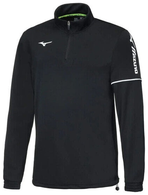 (EU) Лонгслив мужской Mizuno Team Sendai, Чёрный (S)
