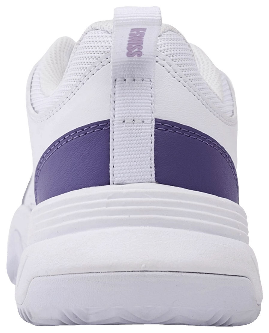 Кроссовки женские K-Swiss Court Express 2, Белые/Фиолетовые (р. EUR 37.5)