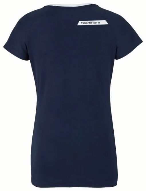 (EU) Футболка для девочек Tecnifibre F2 Girl, Синяя (S/M)