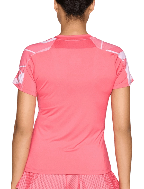 Футболка женская Mizuno Daybreakers Printed SS Tee W, Розовая (S)