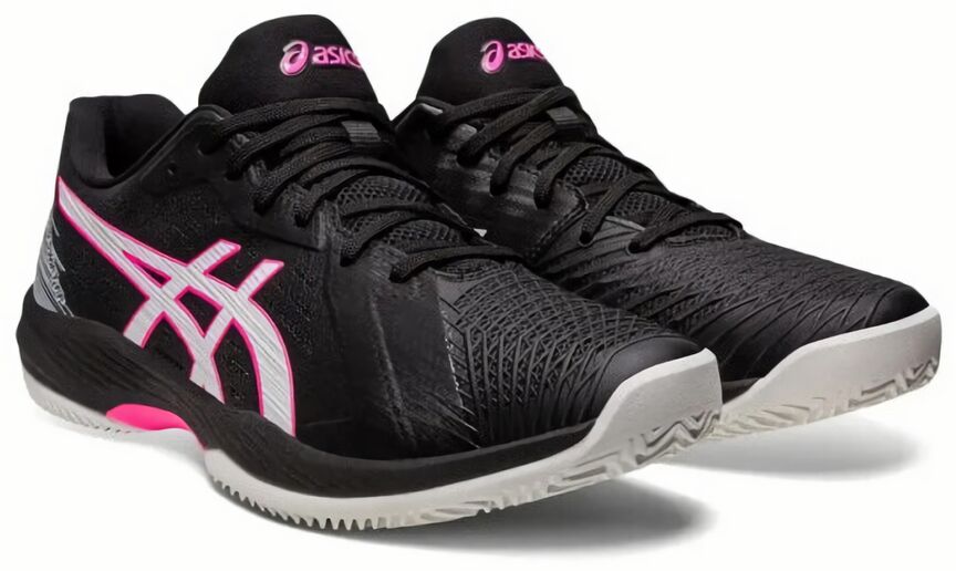 (EU) Кроссовки мужские Asics Solution Swift FF, 1041A299 002, Черно-Розовые (р. 40)