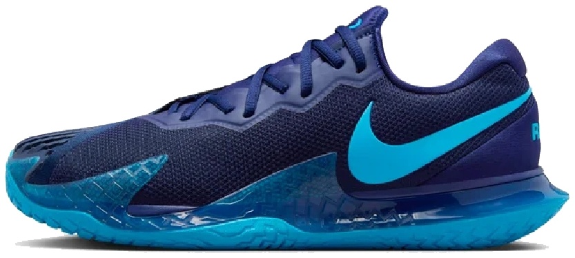 Кроссовки мужские Nike Air Zoom Vapor Cage 4 Rafa, Темно-синие/Голубые (р. 38)