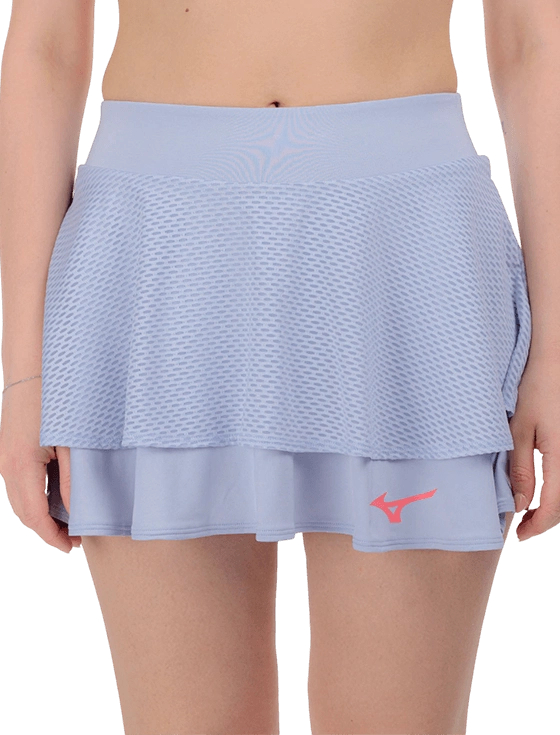 Юбка женская Mizuno Daybreakers Flying Skirt W, Голубая (L)