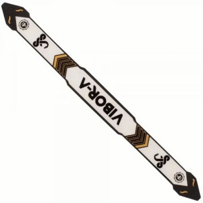 (EU) Защита обода для ракетки Vibor-A, Черное-белая