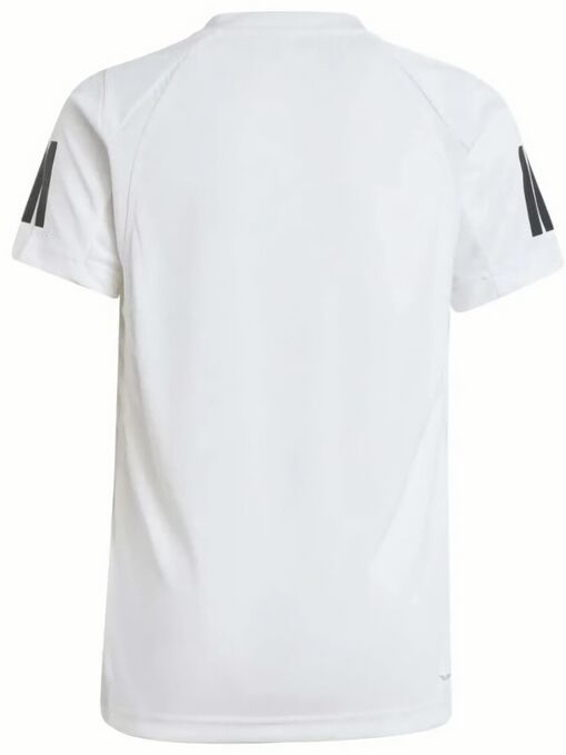 (EU) Футболка для мальчиков Adidas B Club 3Stripes KQJ40, Белая (рост 176 см)