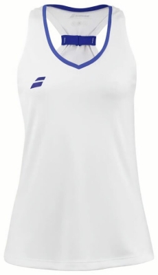 (EU) Майка женская Babolat Play без руквов 3WP2071, Белая (L)