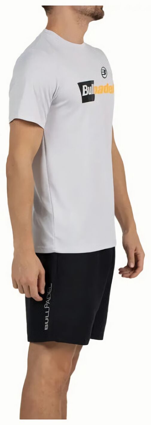 (EU) Футболка мужская Bullpadel, Белая (S)
