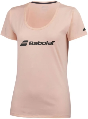 (EU) Футболка для девочек Babolat Exercise Babolat Tee, Бежевая (12/14)