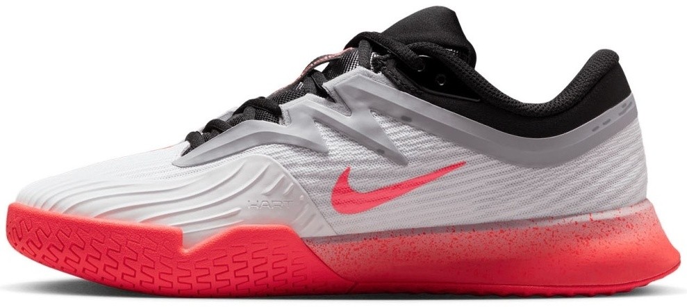 Кроссовки женские Nike Vapor Pro 3 Hard Court Premium, Белые/Чёрные/Оранжевые, для твёрдых кортов, с амортизацией Air Zoom (р. 38)