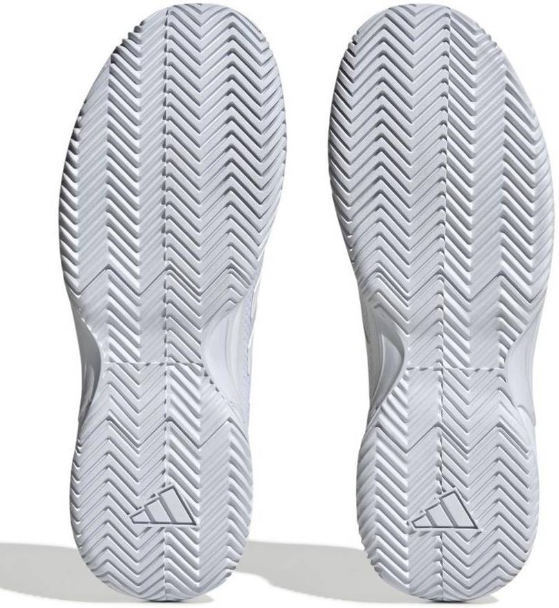 Кроссовки мужские Adidas GameCourt 2 M, Белые/Серебряные (р. 44)