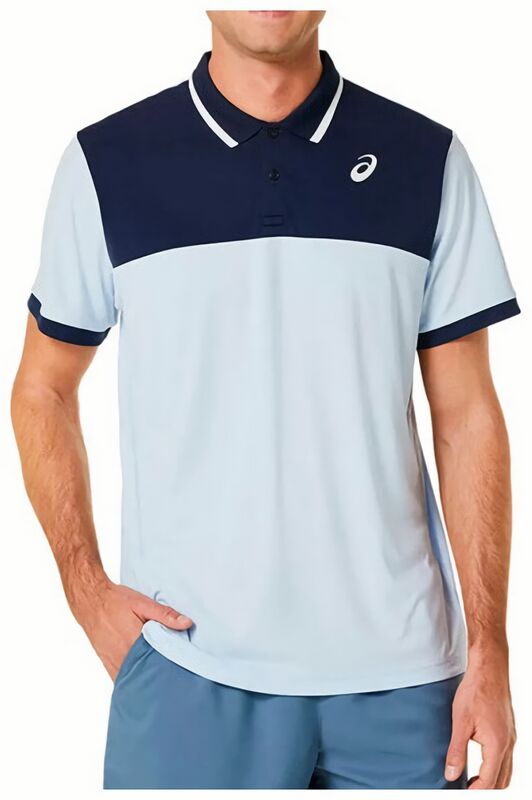 (EU) Поло мужское Asics Court 2041A256, Синие (XL)