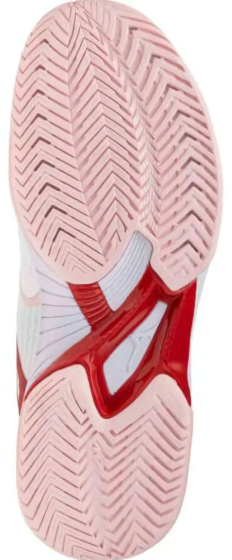 (EU) Кроссовки женские Mizuno Wave Exceed Court All Court White/Pink Women 61Ga2519, Белые (р. 42.5)