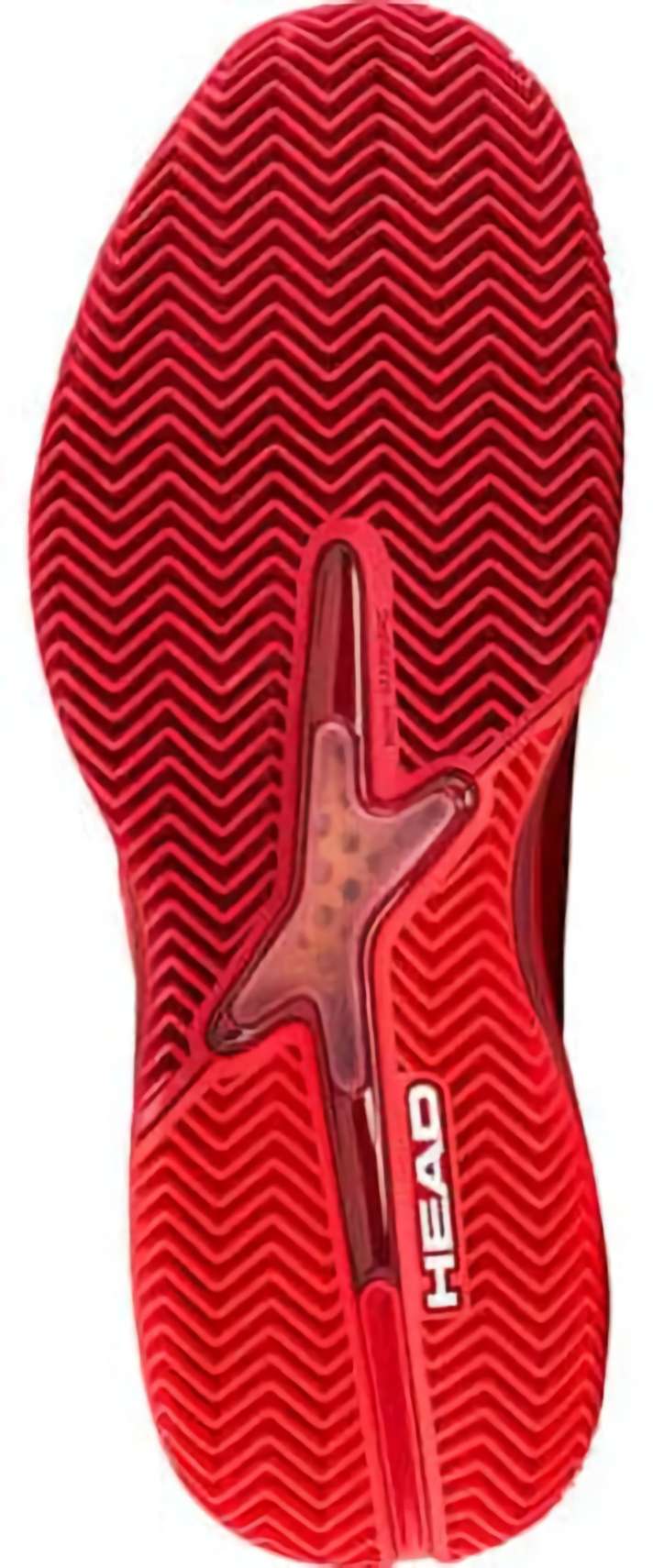 (EU) Кроссовки мужские Head Revolt Pro 5.0 Red Clay 273236, Красные (р. 43)