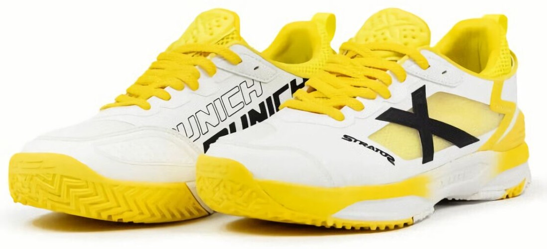 (EU) Кроссовки мужские Munich Stratos 27, 4116027, Бело-Желтые (р. 46)