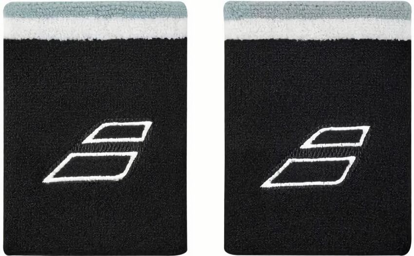 (EU) Напульсник Babolat, Черно-белый