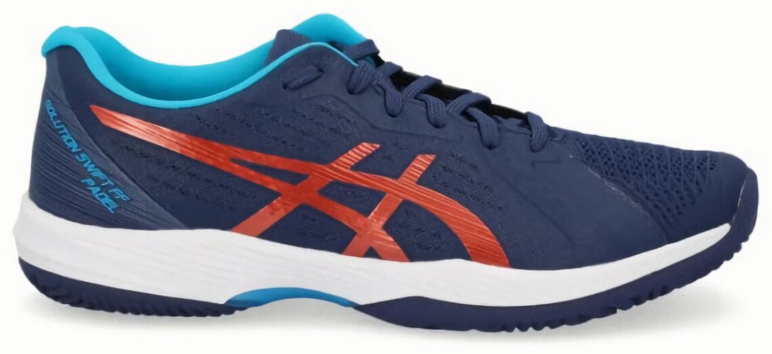 (EU) Кроссовки мужские Asics Solution Swift FF, 1041A314 401, Синие/Красные (р. 46,5)