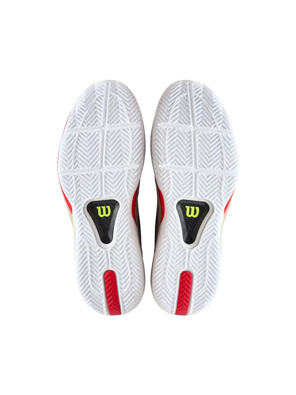 WILSON RUSH TOUR 5 CLAY WHITE/RED WRS339940