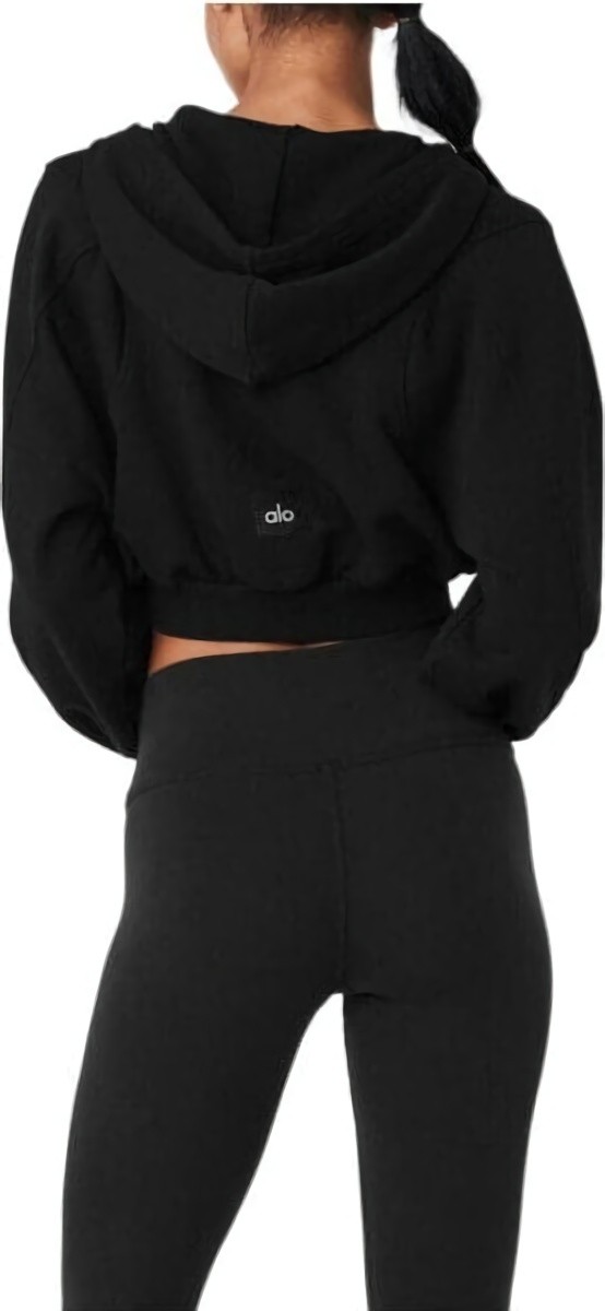 (CN) Куртка женская Alo Yoga 191677444478, Чёрная (2XS)